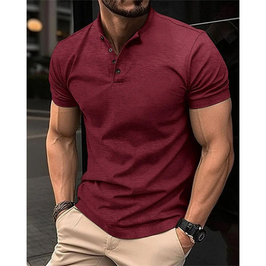 Men's Stylish Short Sleeve Classic Polo Shirt