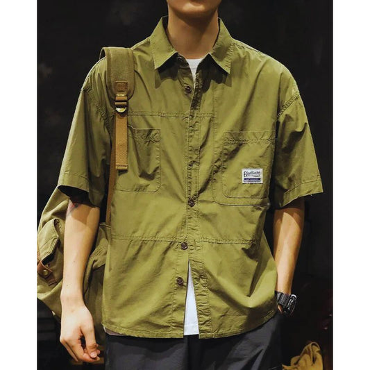 Men's Loose-Fit Cargo Shirt